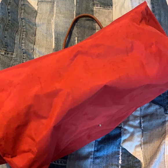 Red Lonhchamp Long Strap tote - Picture 2 of 4